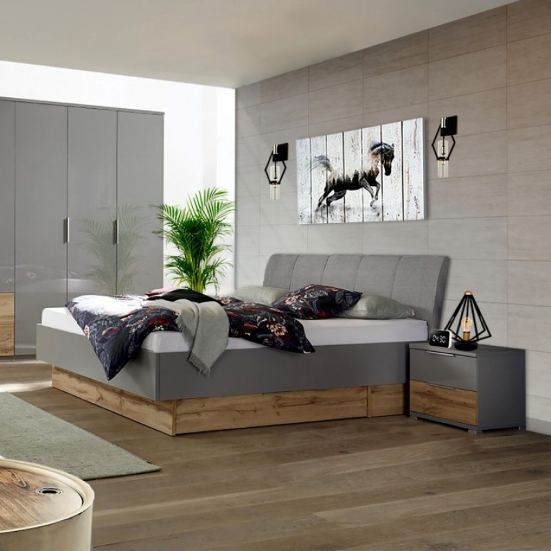 Ліжко Linz  з шухлядами LI-36-GS МіроМарк