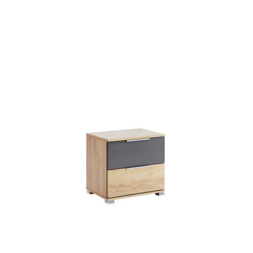 Приліжкова тумба 2шх. Луна LN-52-LV МіроМарк