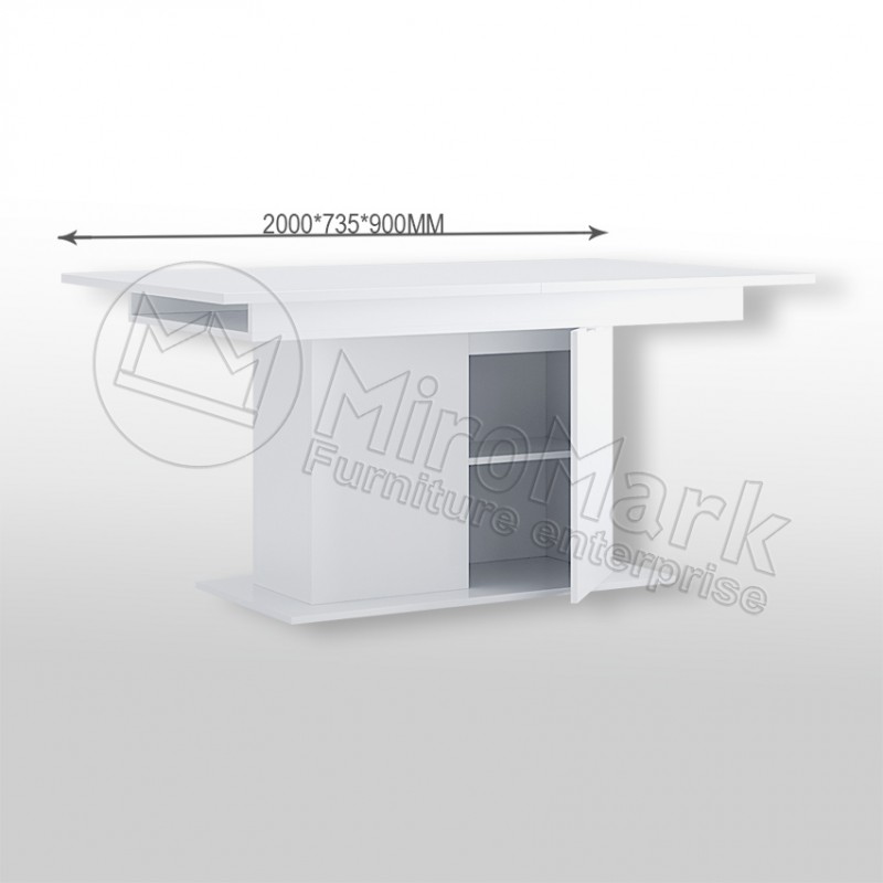 Стіл столовий розсувний Трансформер РОМА з дверцятами МіроМарк