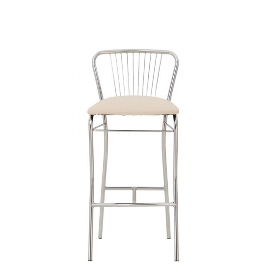 Барний стілець NERON hoker chrome Nowy Styl Барний стілець NERON hoker chrome Nowy Styl