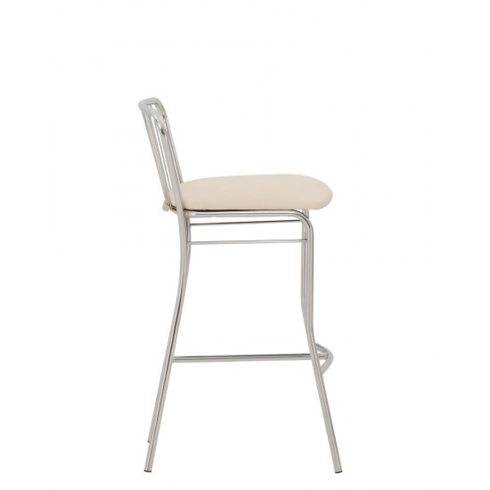 Барний стілець NERON hoker chrome Nowy Styl Барний стілець NERON hoker chrome Nowy Styl