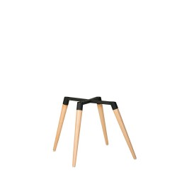 Комплектуючий виріб Chairframe WOOD black (BOX-2) Nowy Styl
