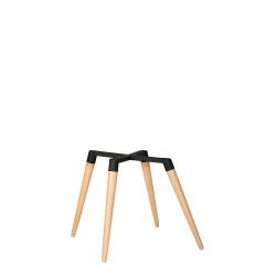Комплектуючий виріб Chairframe WOOD black (BOX-4) Nowy Styl