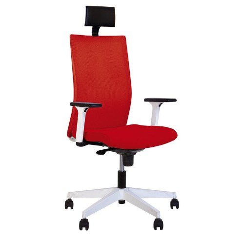 Крісло AIR R HR NET white ES PL71 Nowy Styl