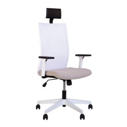 Крісло AIR R HR NET white SL PL71 Nowy Styl