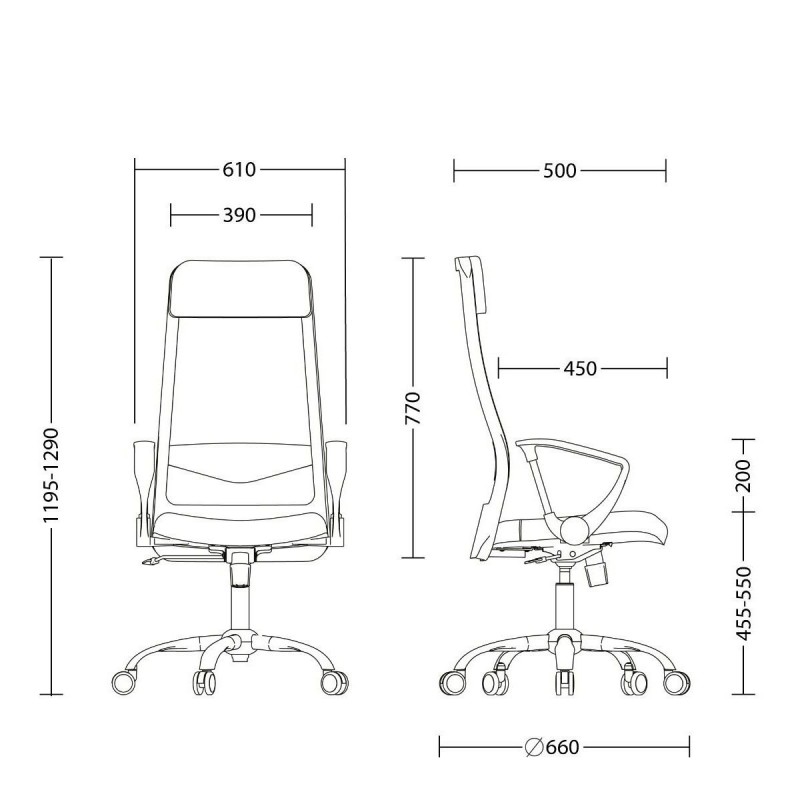 Крісло FRANK GTP Tilt CHR68 Nowy Styl