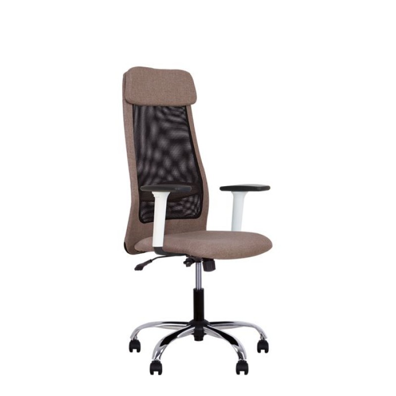 Крісло FRANK GTR Anyfix (AC-80) white CHR68 Nowy Styl