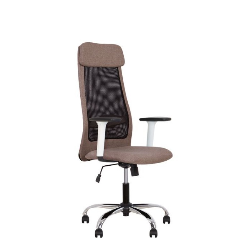 Крісло FRANK GTR Tilt (AC-80) white CHR68 Nowy Styl