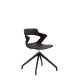 Крісло ZENITH plast black PL68-4S Nowy Styl