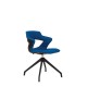 Крісло ZENITH plast plus black PL68-4S Nowy Styl