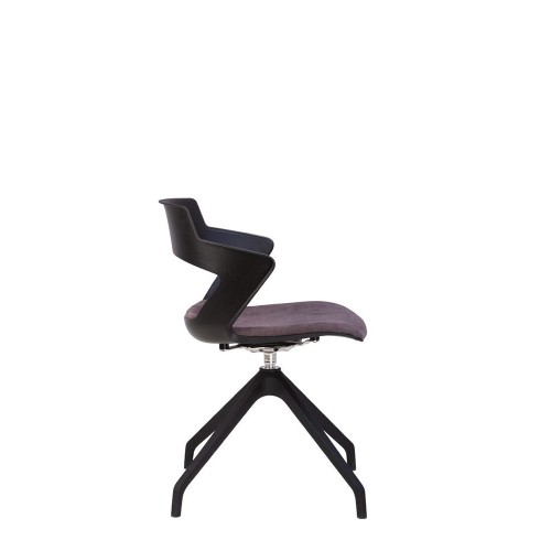 Крісло ZENITH plast plus combi black PL68-4S Nowy Styl