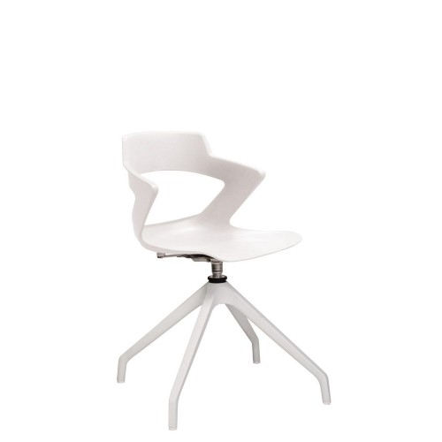 Крісло ZENITH plast white PL68W-4S Nowy Styl