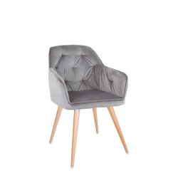 Стілець DASTER wood alu (BOX-1) DM Nowy Styl
