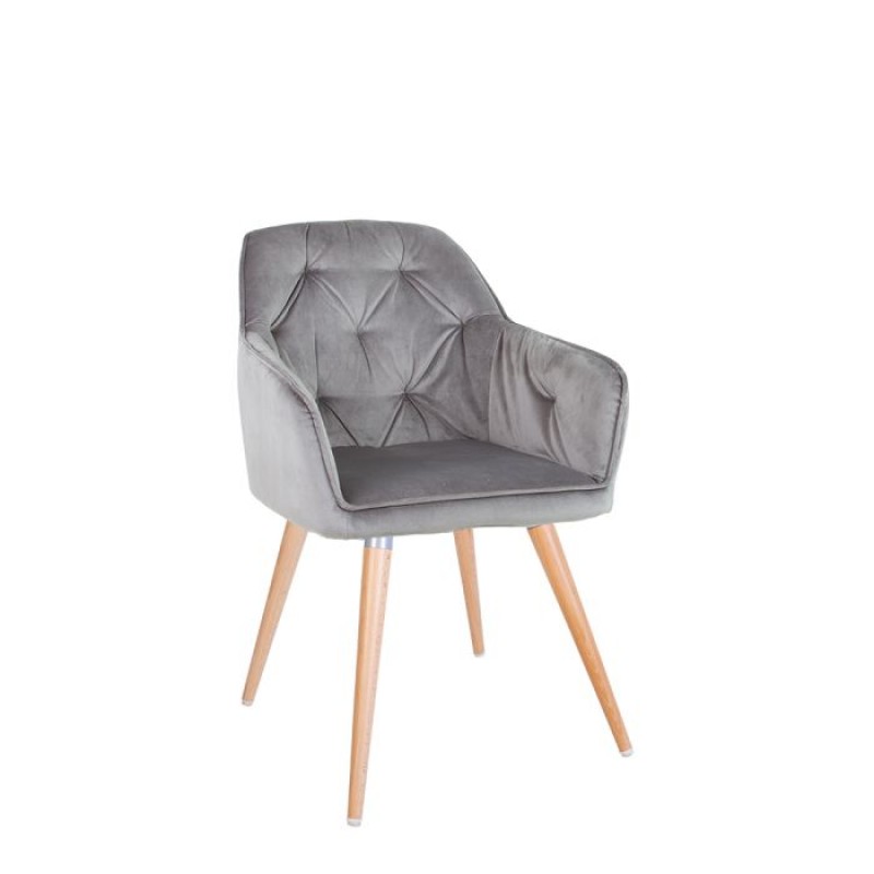 Стілець DASTER wood alu (BOX-2) DM Nowy Styl