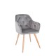 Стілець DASTER wood alu (BOX-2) DM Nowy Styl