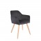 Стілець DASTER wood antr (BOX-2) ORMB Nowy Styl