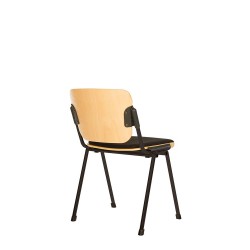 Стілець ERA wood plus black Nowy Styl