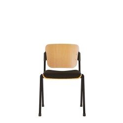 Стілець ERA wood plus combi black Nowy Styl