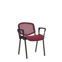 Стілець ISO arm NET black Nowy Styl