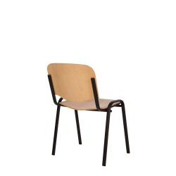 Стілець ISO wood black Nowy Styl