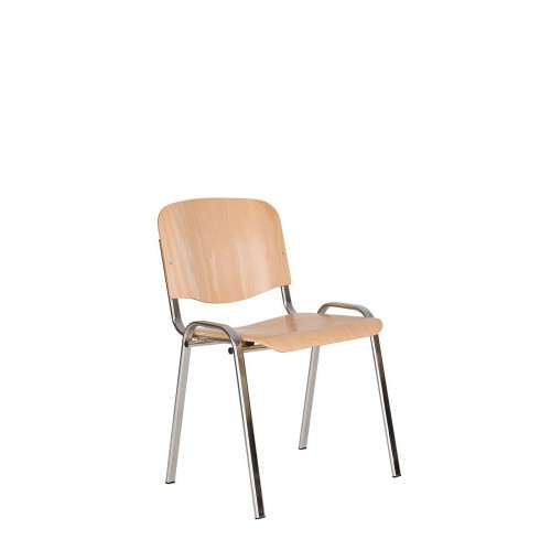 Стілець ISO wood chrome Nowy Styl