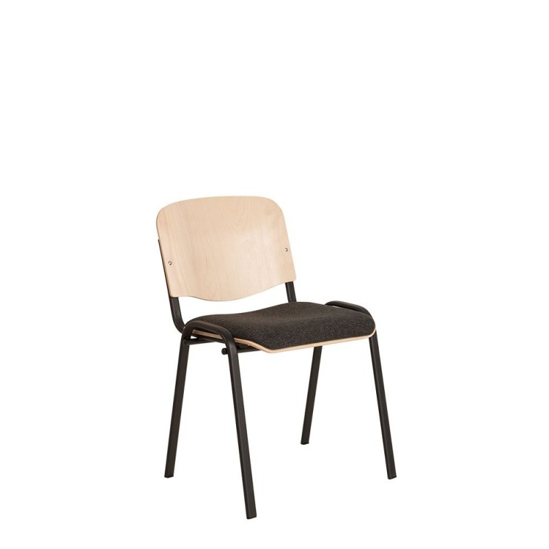Стілець ISO wood plus combi black Nowy Styl