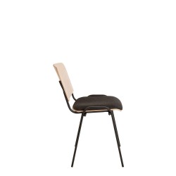 Стілець ISO wood plus combi black Nowy Styl