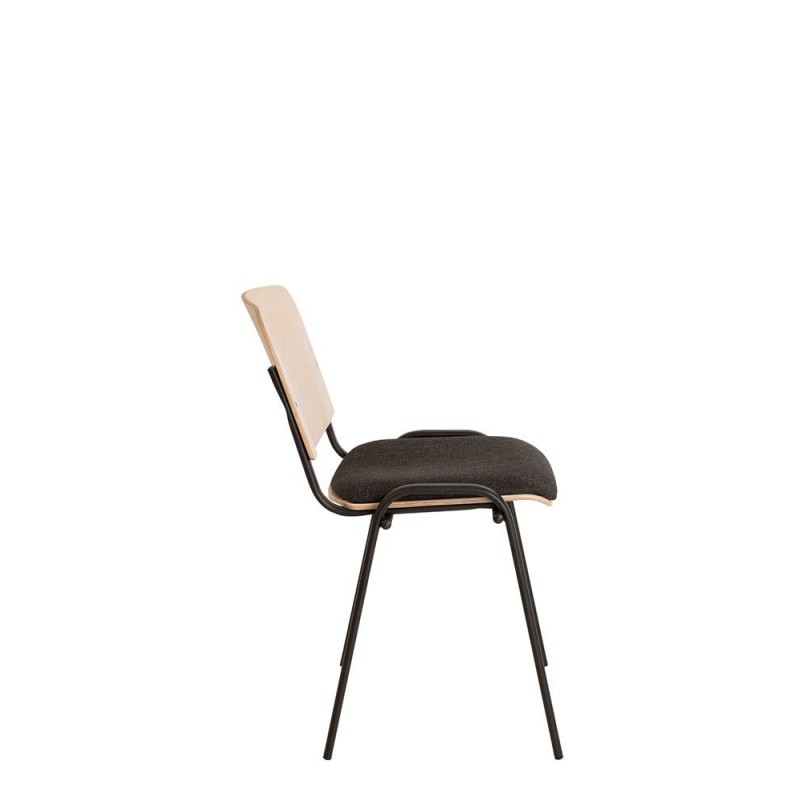 Стілець ISO wood plus combi black Nowy Styl