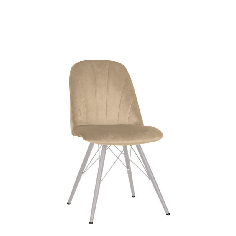Стілець MILANA 4LX alu (BOX-1) LN Nowy Styl