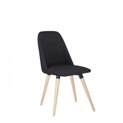 Стілець MILANA WOOD black (BOX-2) SMP Nowy Styl