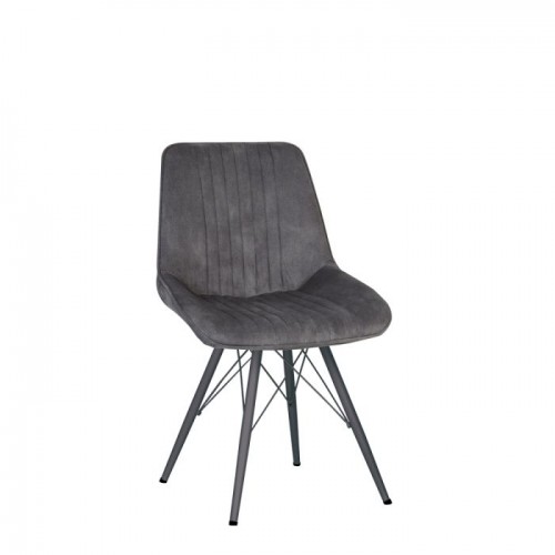 Стілець NICOLE 4LX antr (BOX-1) LN Nowy Styl