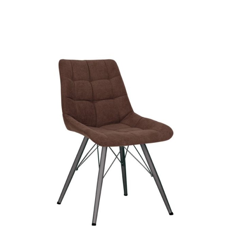 Стілець NICOLE 4LX antr (BOX-4) SQR Nowy Styl