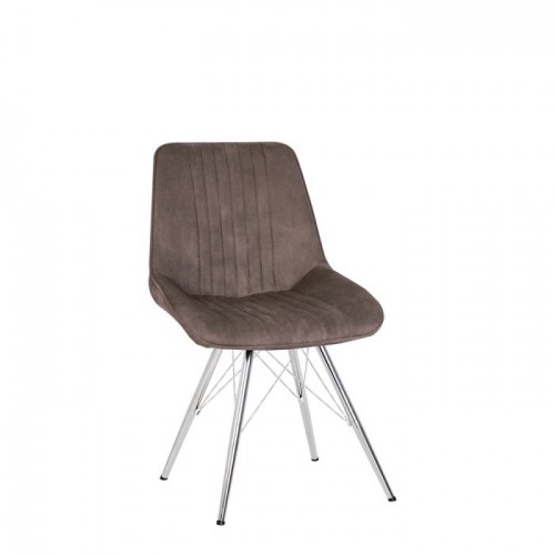 Стілець NICOLE 4LX chrome (BOX-2) LN Nowy Styl