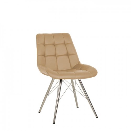 Стілець NICOLE 4LX chrome (BOX-2) SQR Nowy Styl