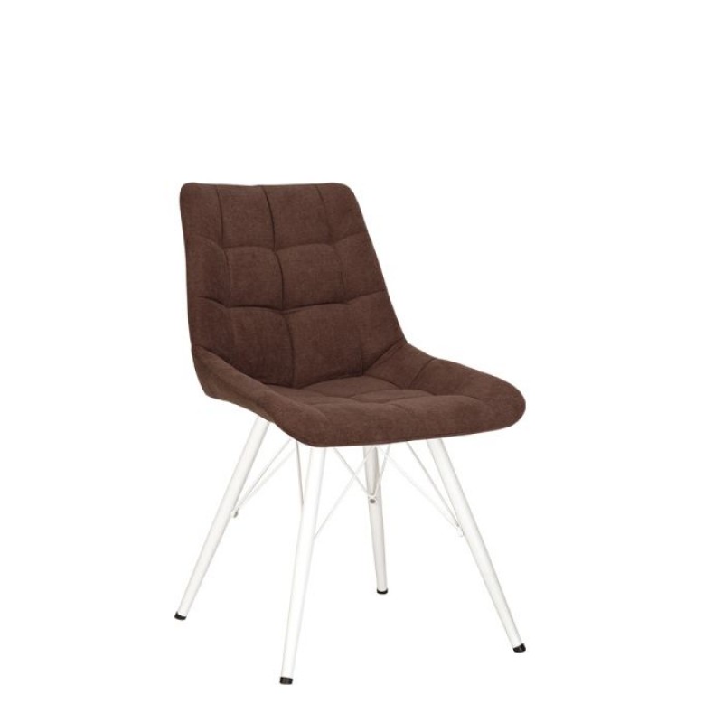 Стілець NICOLE 4LX white (BOX-4) SQR Nowy Styl