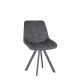 Стілець NICOLE 4L antr (BOX-1) LN Nowy Styl