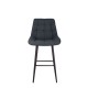Стілець NICOLE HN hoker black (BOX-2) SQR Nowy Styl