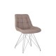 Стілець NICOLE LF alu (BOX-1) SQR Nowy Styl