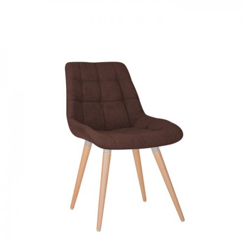 Стілець NICOLE WOOD alu (BOX-2) SQR Nowy Styl