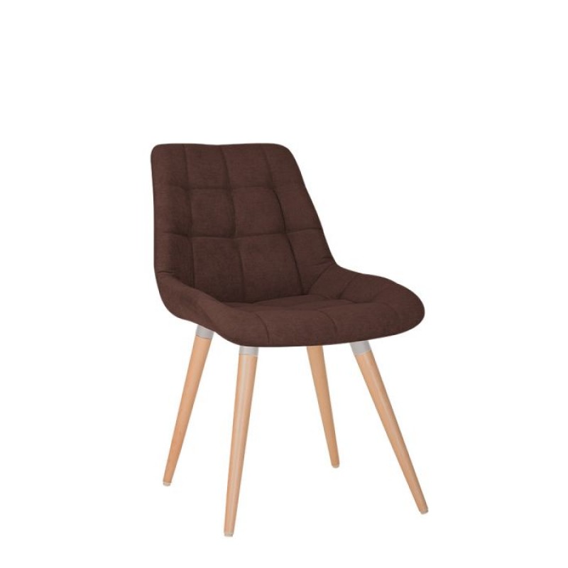 Стілець NICOLE WOOD alu (BOX-2) SQR Nowy Styl