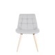 Стілець NICOLE WOOD antr (BOX-2) SQR Nowy Styl