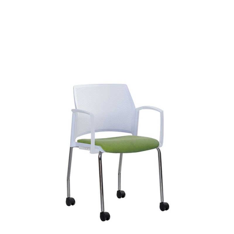 Стілець REWIND arm plast plus combi white RMH (BOX-1) Nowy Styl Стілець REWIND arm plast plus combi white RMH (BOX-1) Nowy Styl