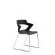 Стілець ZENITH plast black CFS Nowy Styl