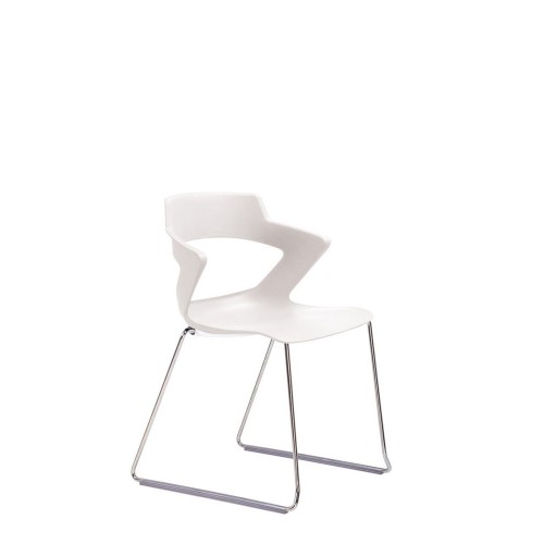 Стілець ZENITH plast white CFS Nowy Styl