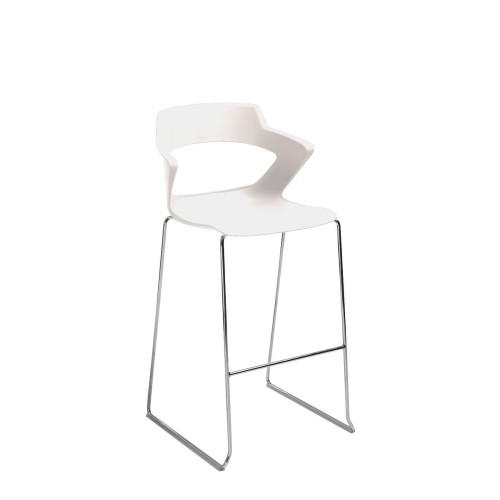 Стілець ZENITH plast white hoker CFS Nowy Styl