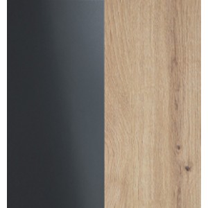 Мат Антрацит/Дуб Артізан 