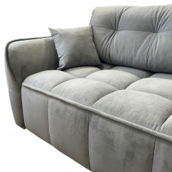 Диван "Конті" ULTRA GREY (суцільне сидіння) СТІМ