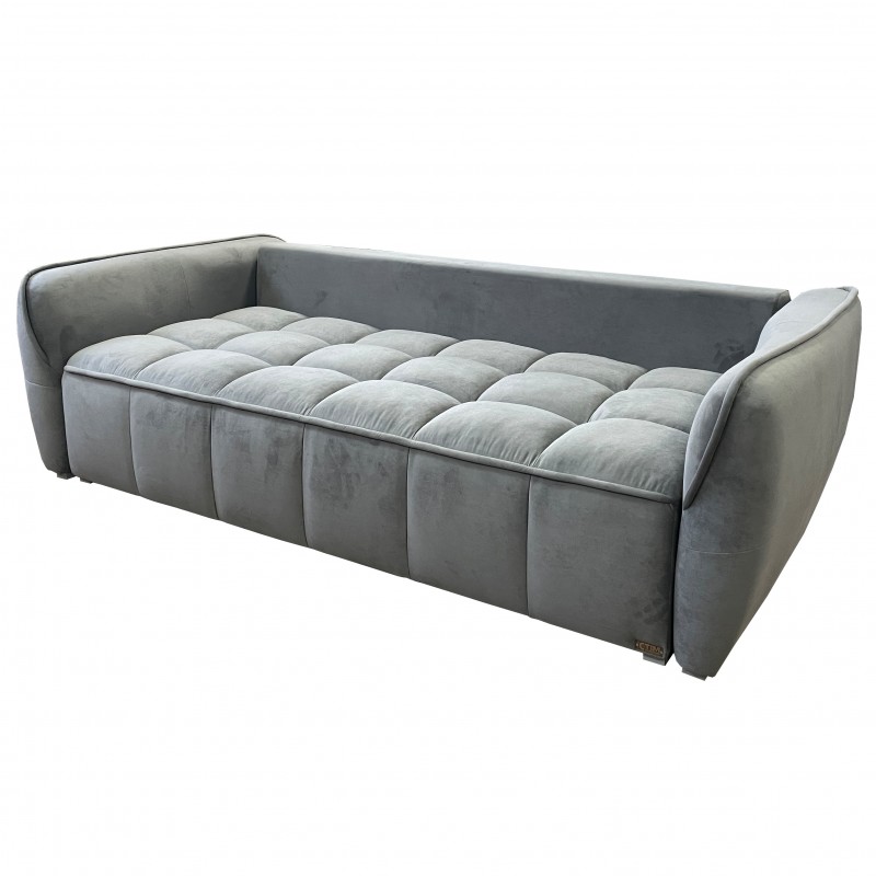 Диван "Конті" ULTRA GREY (суцільне сидіння) СТІМ