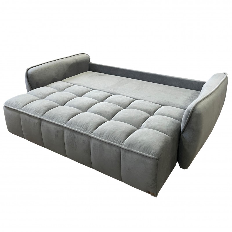 Диван "Конті" ULTRA GREY (суцільне сидіння) СТІМ