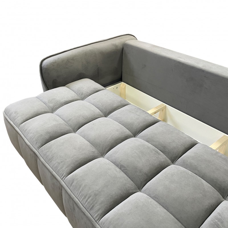 Диван "Конті" ULTRA GREY (суцільне сидіння) СТІМ